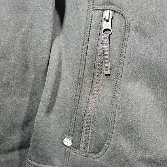 NEW Genuine 686 Women Stardust Bonded Fleece Full Zip Jacket Black Size Large - Picture 4 of 8